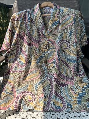 Alfred Dunner Vintage Multicolored Top